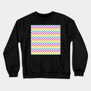 Valentine's Day Pattern - LGBT - Love is Love Crewneck Sweatshirt